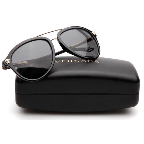 versace sunglasses mod 4341|Versace Man Sunglasses Black Frame, Dark Grey Lenses, 0MM.